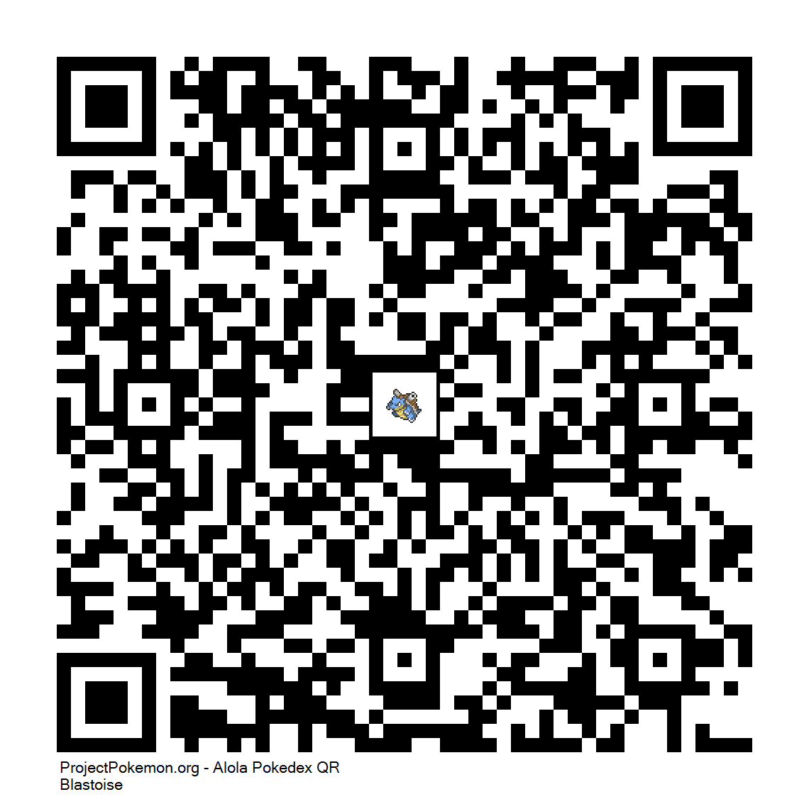 Cdigo QR de Blastoise